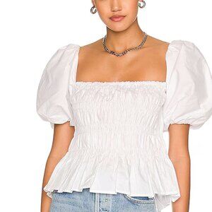 ASTR The Label Smocked Top NWT